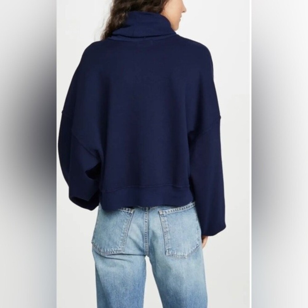 AGOLDE Balloon Sleeve Turtleneck Sweatshirt - NWOT - Picture 4 of 6